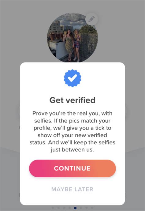 tinder verify profile